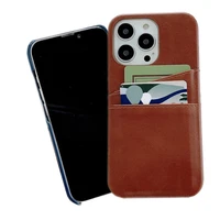 vintage pu card leather case for iphone 13 12 14 pro max cover full protective back cover for iphone13 12 14 pro phone case
