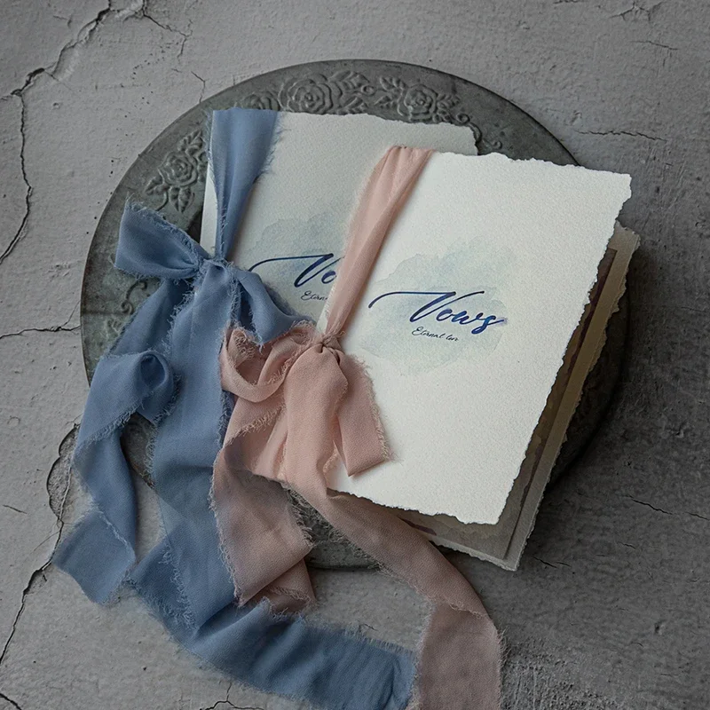 1 шт. свадебная книжная карточка с лентой почерк дизайн каллиграфии украшение для