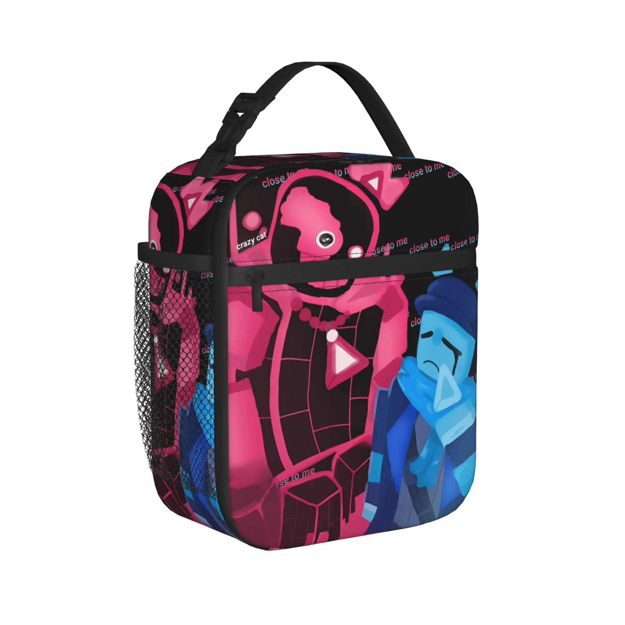 Фото Изолированная сумка для обедов Cube and Blixer Game Merch для работы, хранения продуктов, многоразовые термосумки-холодильники для еды №2