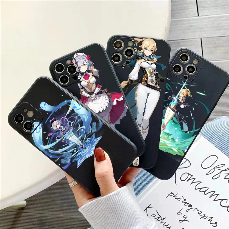 

Genshin Impact Project Game Phone Case For iPhone 11 13 12 Pro Max 12 13 Mini X XS XR MAX 5 6 6S 7 8 Plus Coque Carcasa Funda