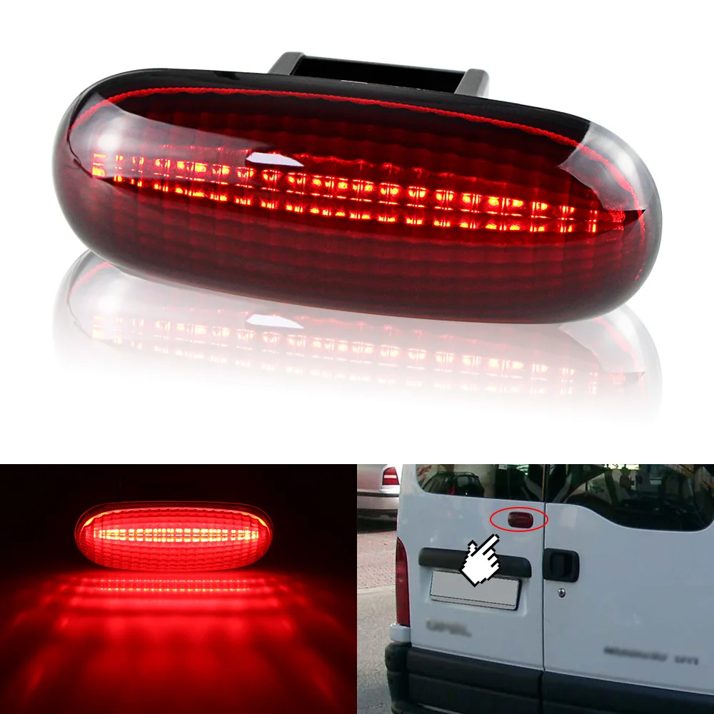 

Стоп-светильник автомобильный красный с красным дымом, 1 шт.