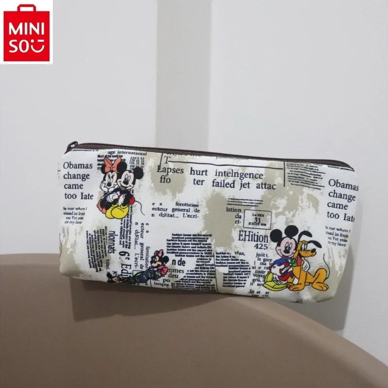 Сумка для ручек MINISO с изображением Диснея Микки персонализированный милый