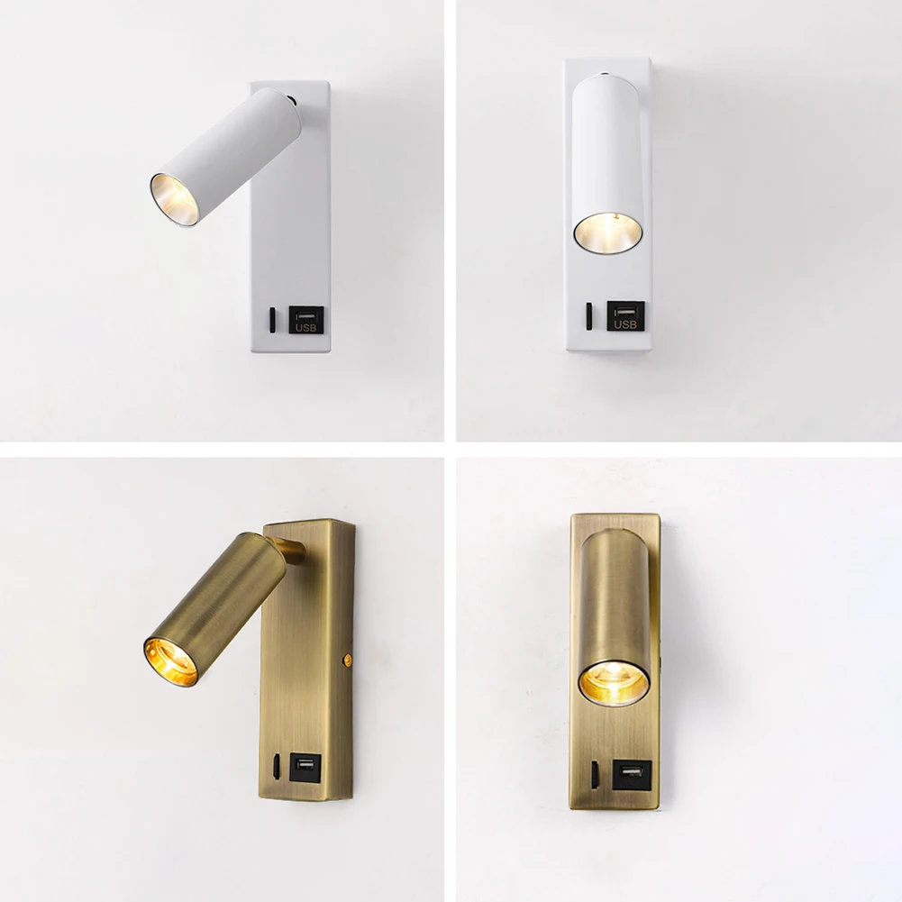 Настенные светильники Светодиодный с регулируемым изголовьем кровати настенное