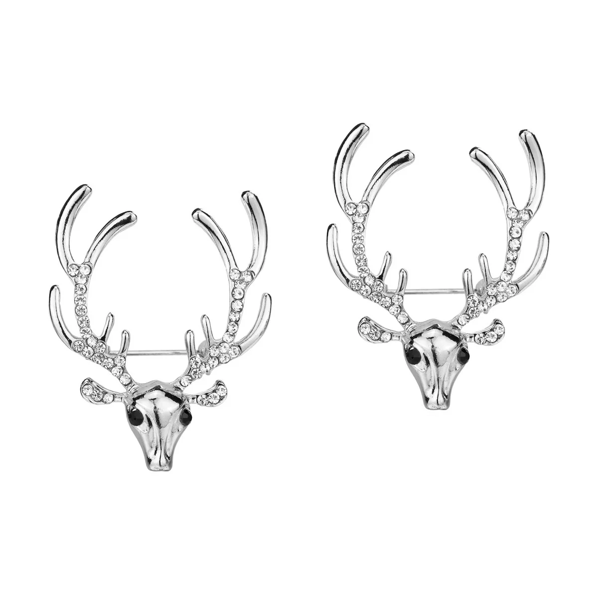 

Brooch Pin Christmas Deer Jewelry Women Jackets Breastpin Animal Vintage Fashion Hat Lapelbadge Corsage Boutonniere Dress