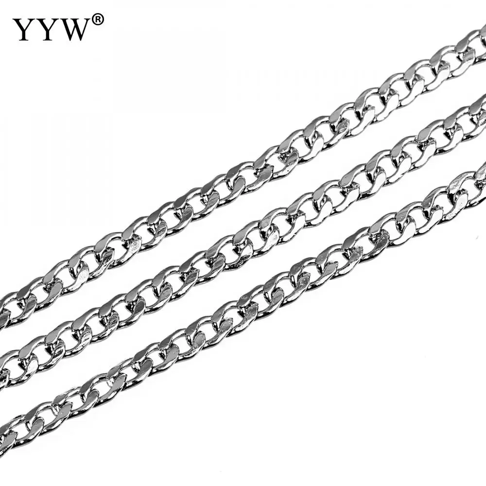 YYW Stainless Steel jewelers jewellry Chains 3/4/5mm Necklace Chains For Bracelet Extension Chain DIY Jewelry Components No Fade