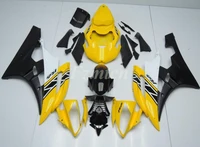 injection mold new abs whole fairings kit fit for yamaha yzf r6 r6 06 07 2006 2007 bodywork set yellow