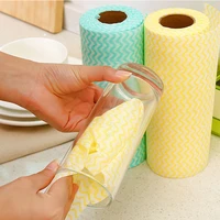 kitchen cleaning dishcloth lazy rag scouring pad oil free disposable dish towel non woven fabric outils de nettoyage toallas