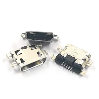10pcs micro usb 5pin connector mobile charging port for motorola moto e4 e5 power jack socket dock for doogee mix redmi