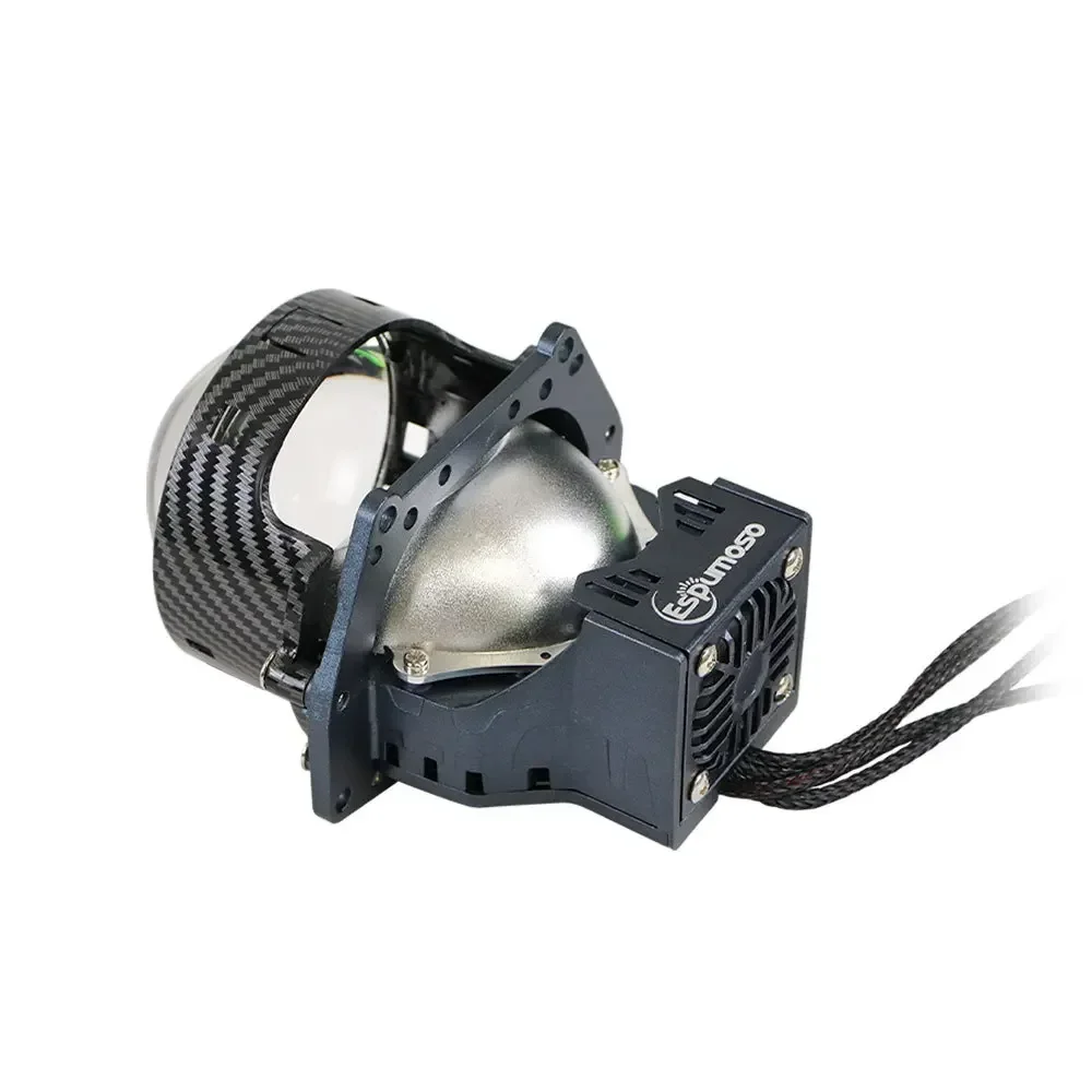 

Upgrade to K102 Len Bi LED Projector Lens - High Low Beam with Turbo Cooling Fan for Brighter Light
