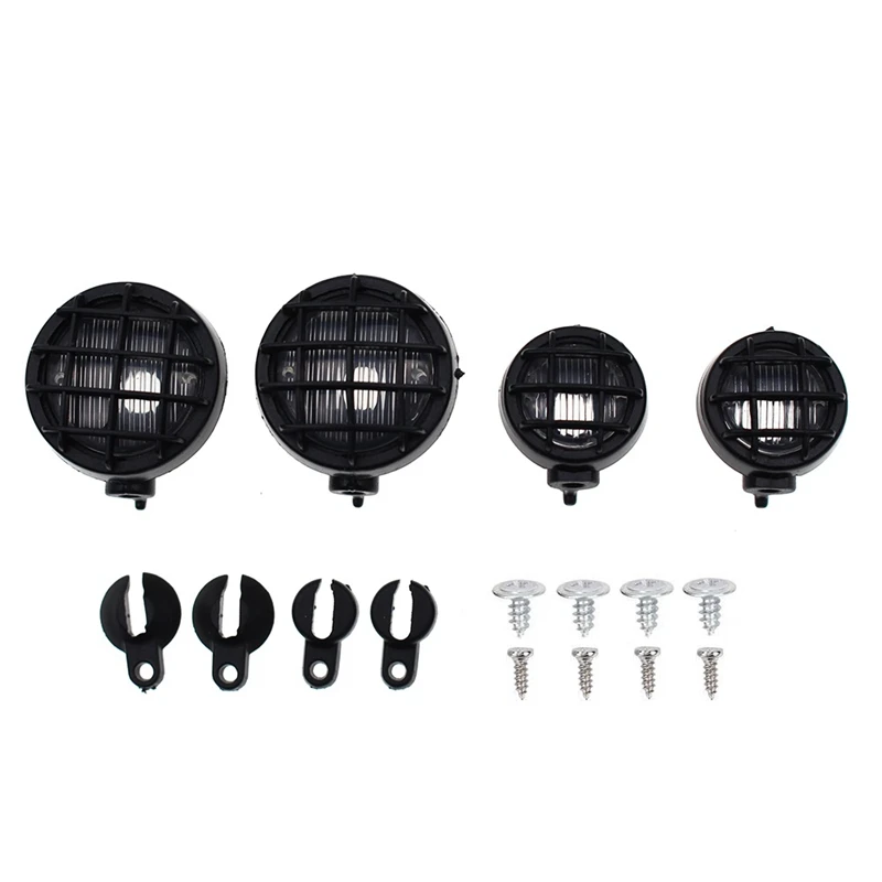 

Автомобиль на радиоуправлении круглый абажур/свет крышка для 1:10 RC Crawler Axial SCX10 D90 Tamiya CC01