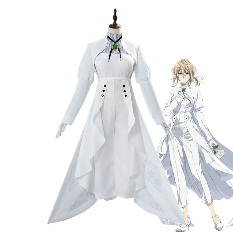 

Костюм для косплея фиолетовый эверсад: вечность и авто воспоминания кукла белый костюм мужской и женский мужской размер