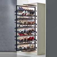 rack rotating 360 degrees to customize household shoe cabinet hardware accessories receive shoe rack artifact