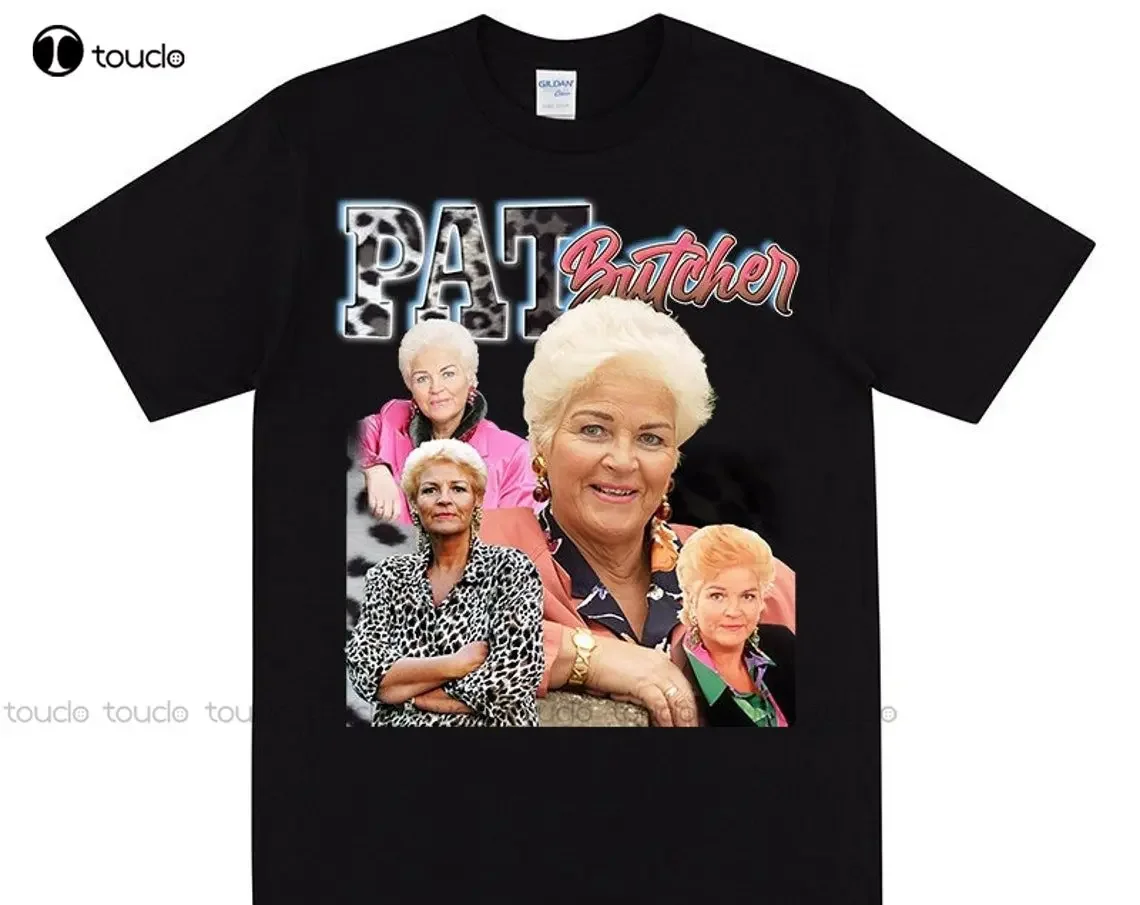 Pat Butcher T-Shirt For Eastenders Fans Shirt Iconic Tshirt Tribute Leopard Print Top