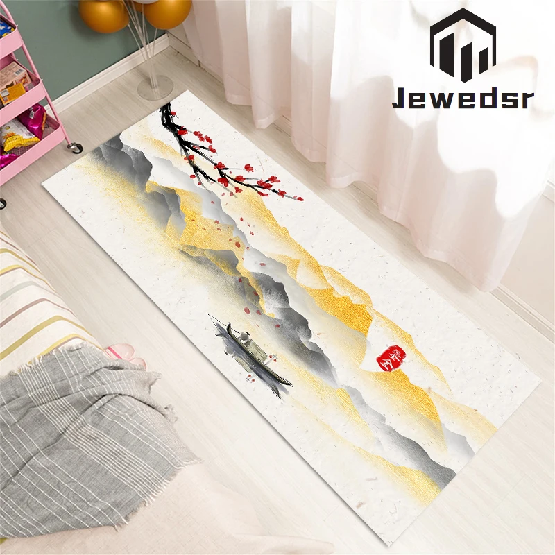

China Style Floor Mat for Kitchen Carpet Funny Entrance Door Mats Bathroom Rug Living Room Bath Home the Doormat Hallway Bedroom