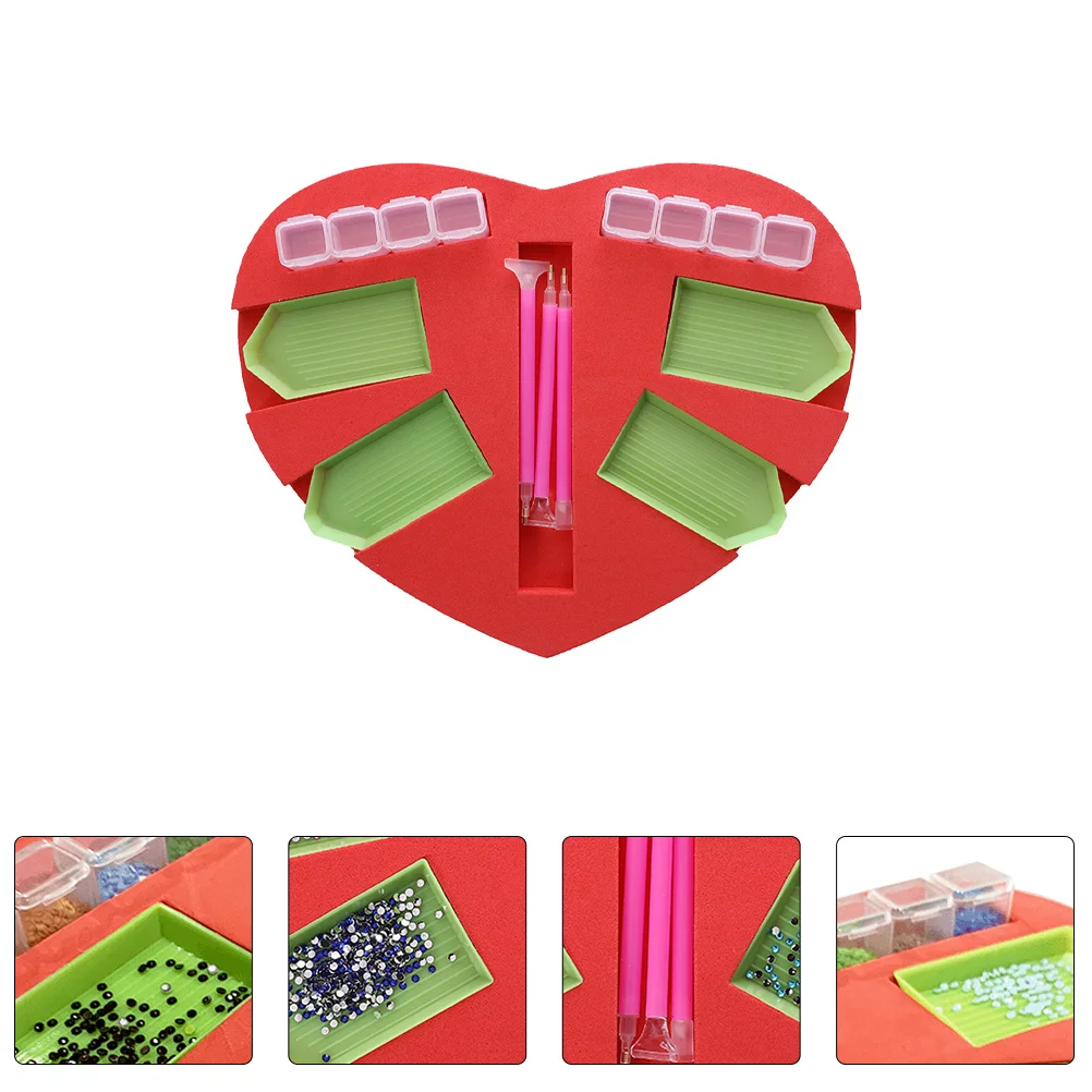 

10 Pcs Multi-function Point Drill Disc Bead Sorting Tray Pen Kit Trays Embroidery Kits Diamond Supplies Bracket