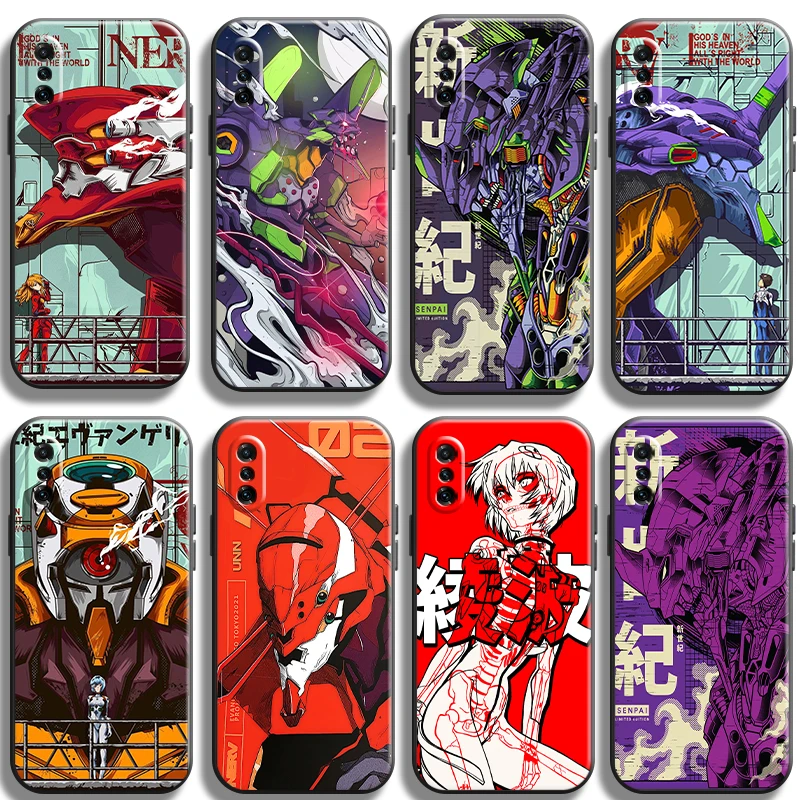

EVANGELION Anime Phone Case For Xiaomi Note 10 Pro Lite 10S 10 Pro Lite Funda Black Protective Original Unisex Soft Coque