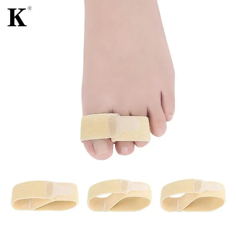 

1pc Hallux Valgus Corrector Bandage Buff Toe Splitter Toe Straightener Hammer Toe Separator Splint Wrap Foot Care Supplies