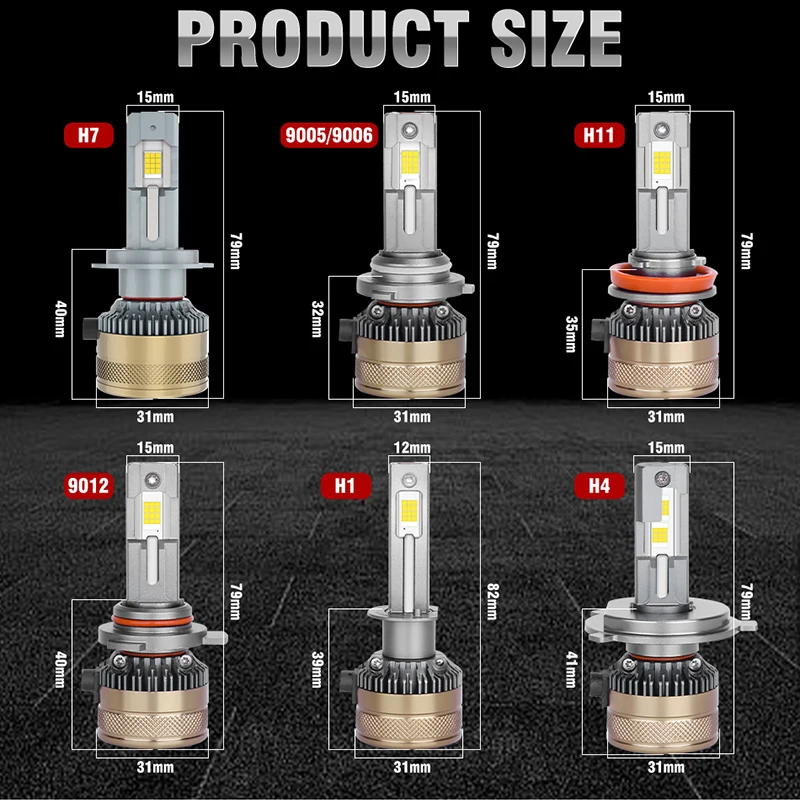 Комплект Автомобильных Фар Dualvision LED H7 Canbus — 6000K Яркие Белые Лампы