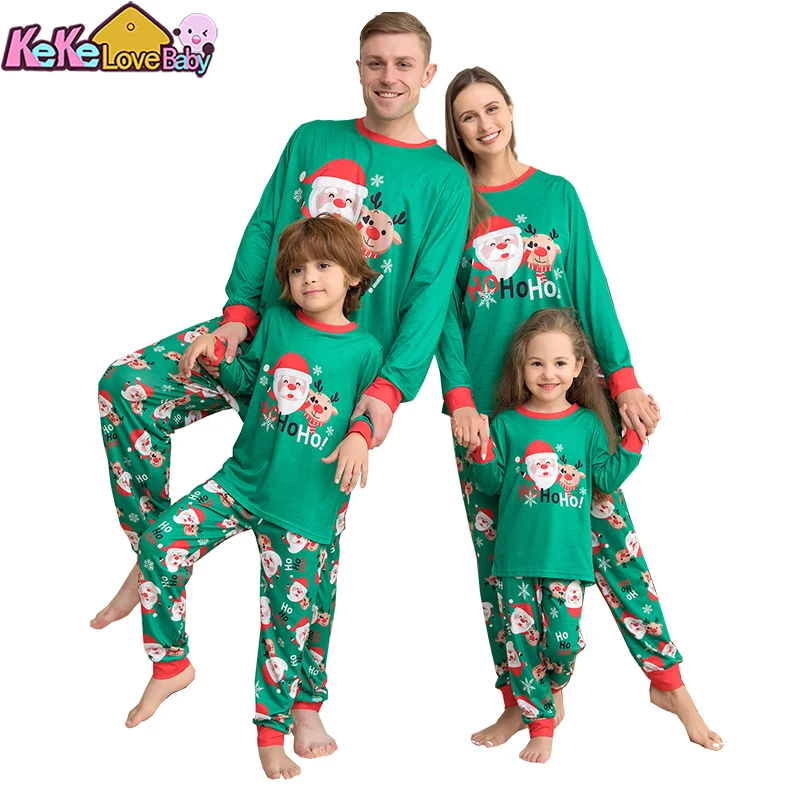 

Christmas Family Pajamas Set 2023 Xmas Matching Outfit Adult Kids Women Pyjamas Clothes Mother And Daughter Father Son Sleepwear