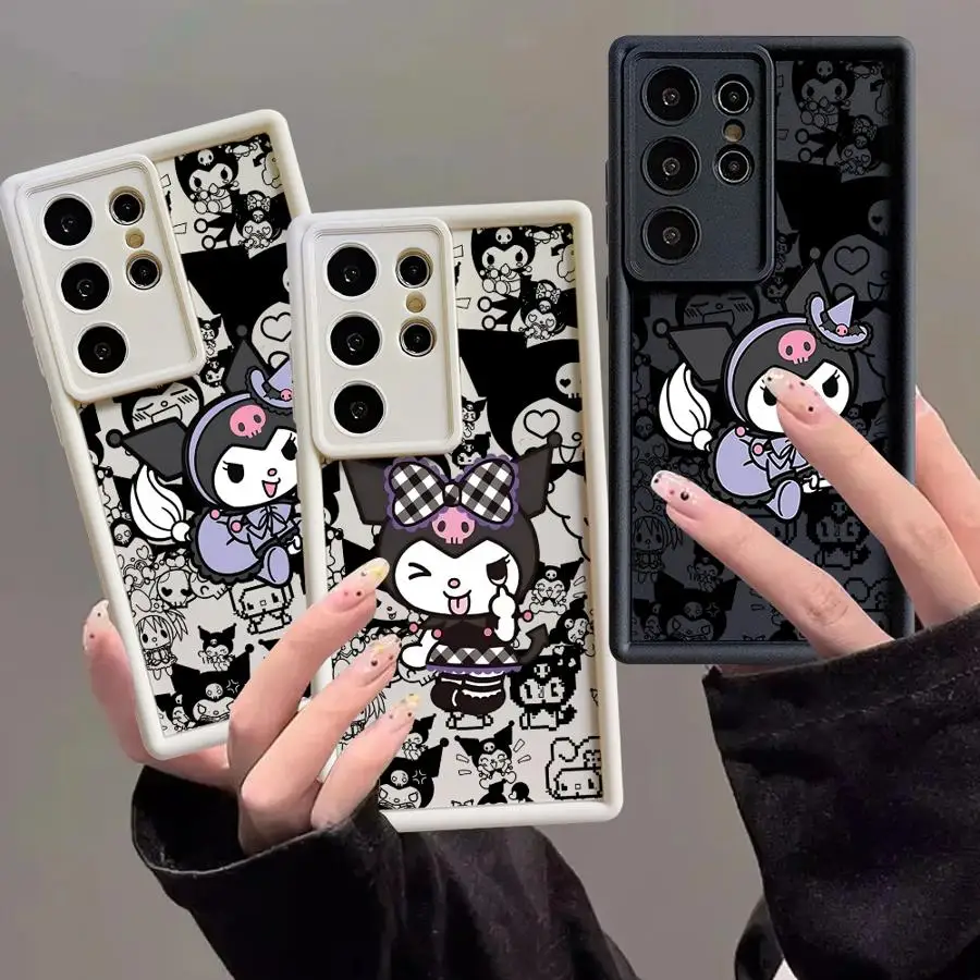 Крутой чехол для телефона Kurome Girl Samsung Galaxy S25 Ultra S24 S22 Plus S23Ultra S20 FE S21 противоударный