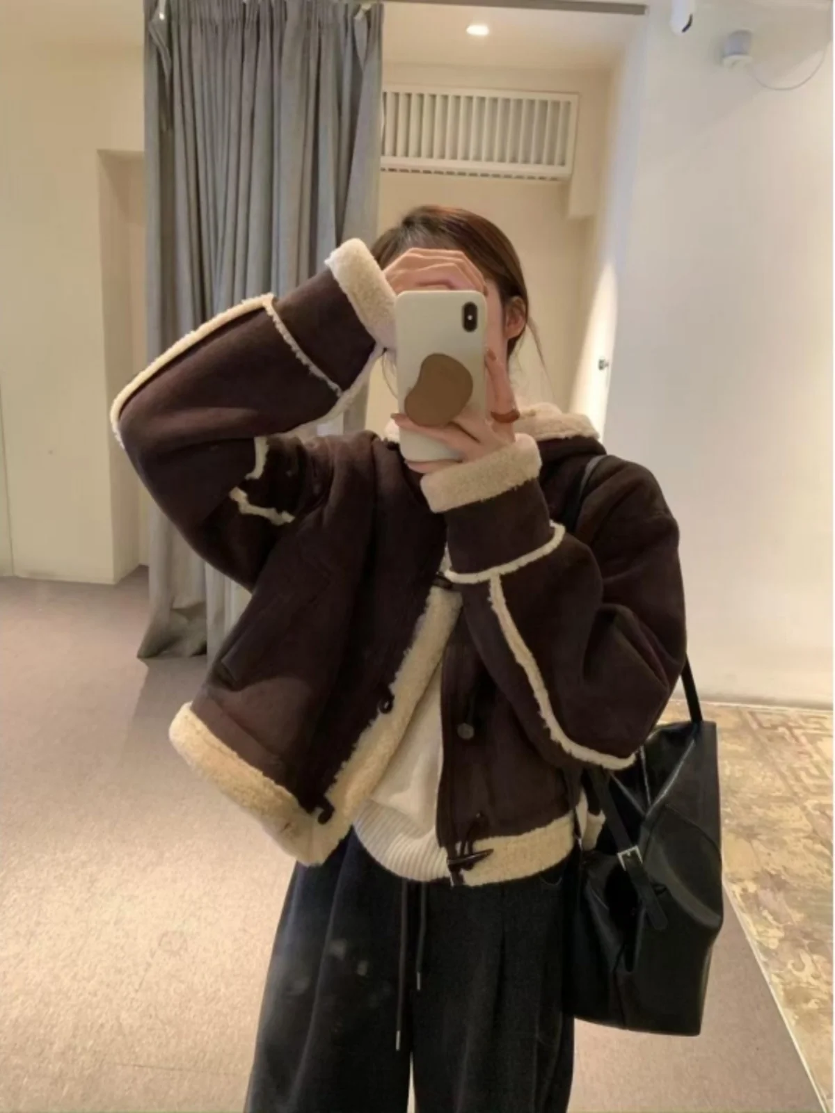 Тринадцать рядов женской одежды в стиле ретро с капюшоном меховая