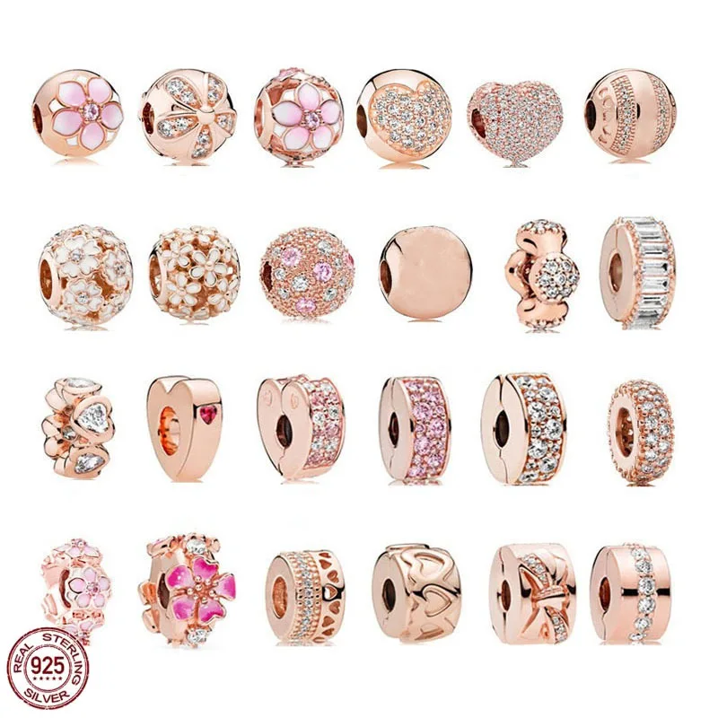 

Бусины из серебра 925 пробы в виде Розы