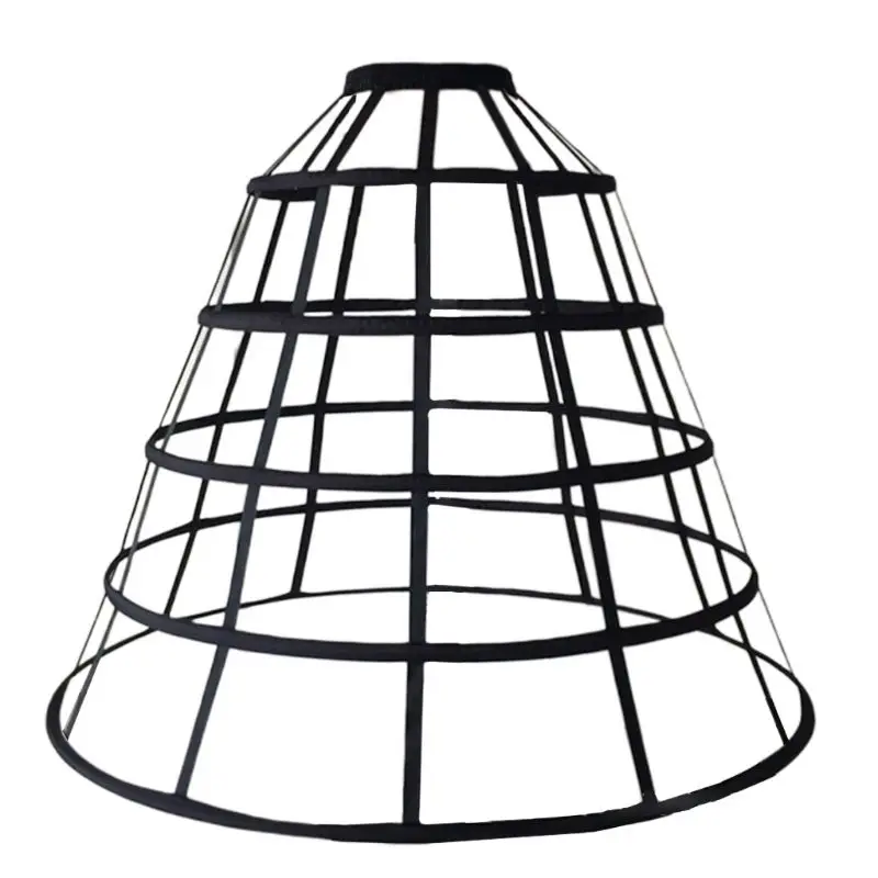 Женская ажурная юбка в клетку с 5 обручами для невесты на свадьбу платье косплея