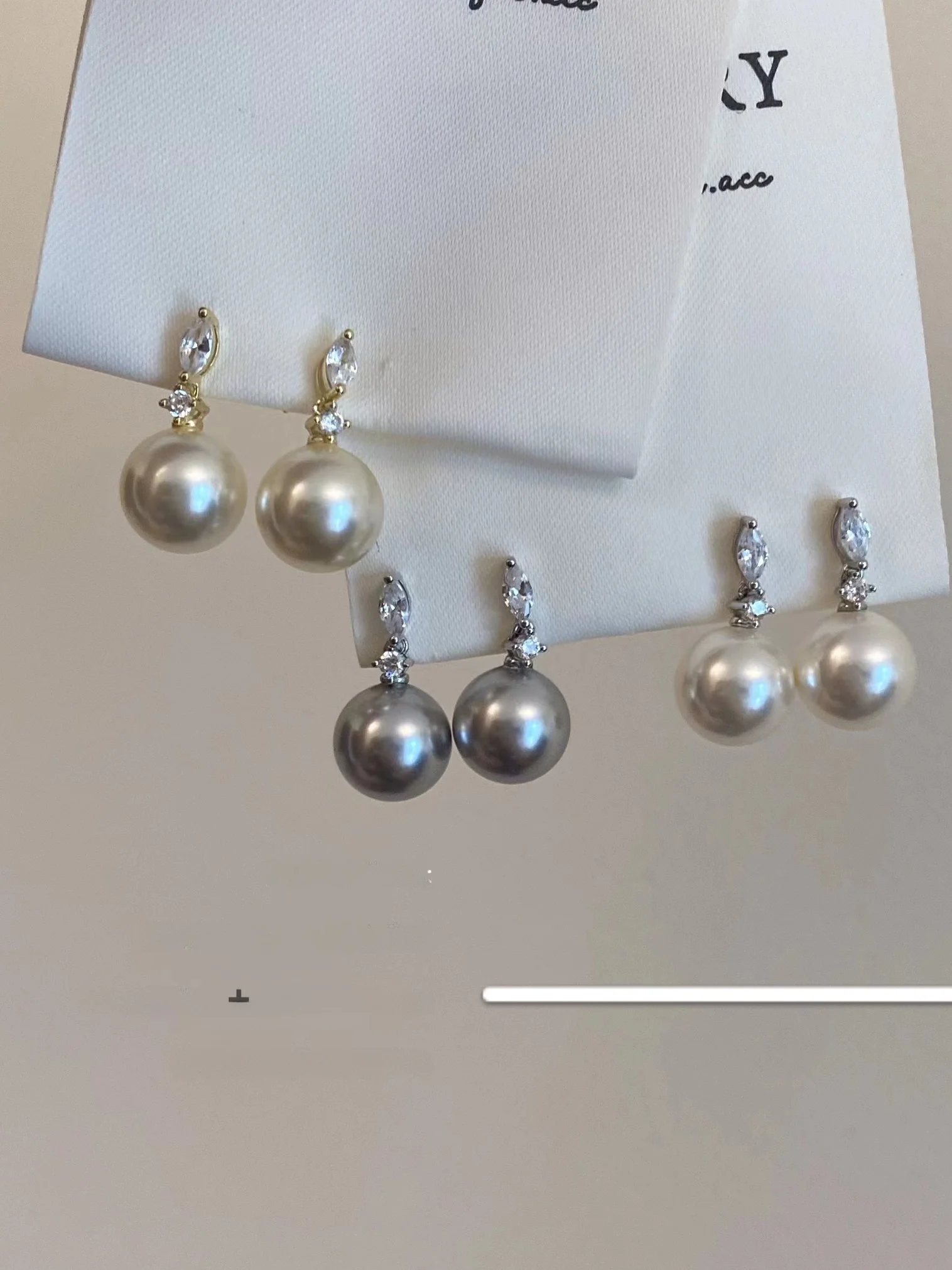 Серьги Feedback Sle S925 серебряные простые серьги со стразами и жемчугом