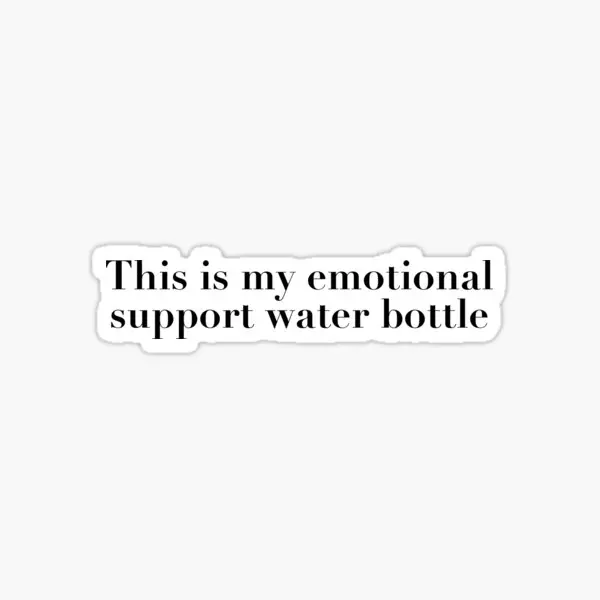 This Is My Emotional Support Water Bottl  10PCS Stickers for Anime Stickers Laptop Kid Window Room Decor  Car Water Bottles