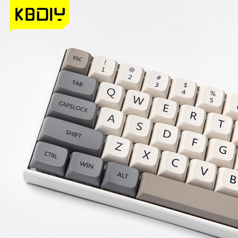 

KBDiy 120 клавиш XDA профильные колпачки клавиш PBT краска-SUB для механической клавиатуры на заказ японский 61 колпачок для клавиш подходит для GK61 ...