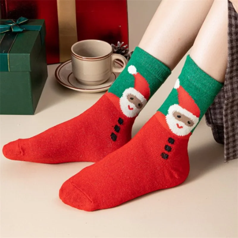 Носки женские рождественские 5 пар