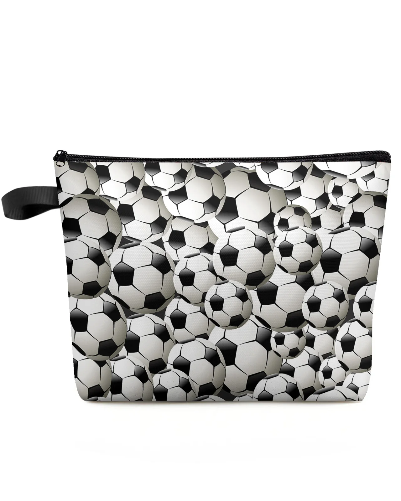 

Soccer Balls Football Makeup Bag Pouch Travel Essentials Lady Women Cosmetic Bags Toilet Organizer Kids Storage Pencil Case