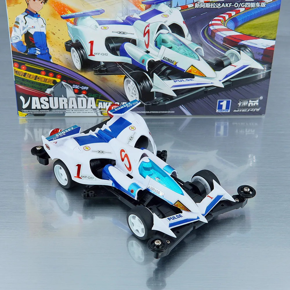 Фото Jiepin Mini 4WD High Intelligence Formula SXX Chassis New Asurada AKF-O/G №5