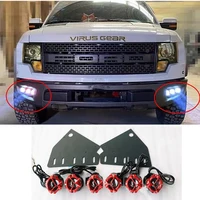 Demon Eye Fog Lights With Mounting Brackets Set For Ford F150  SVT Raptor 2009 -2014 2010 2011 2012 2013