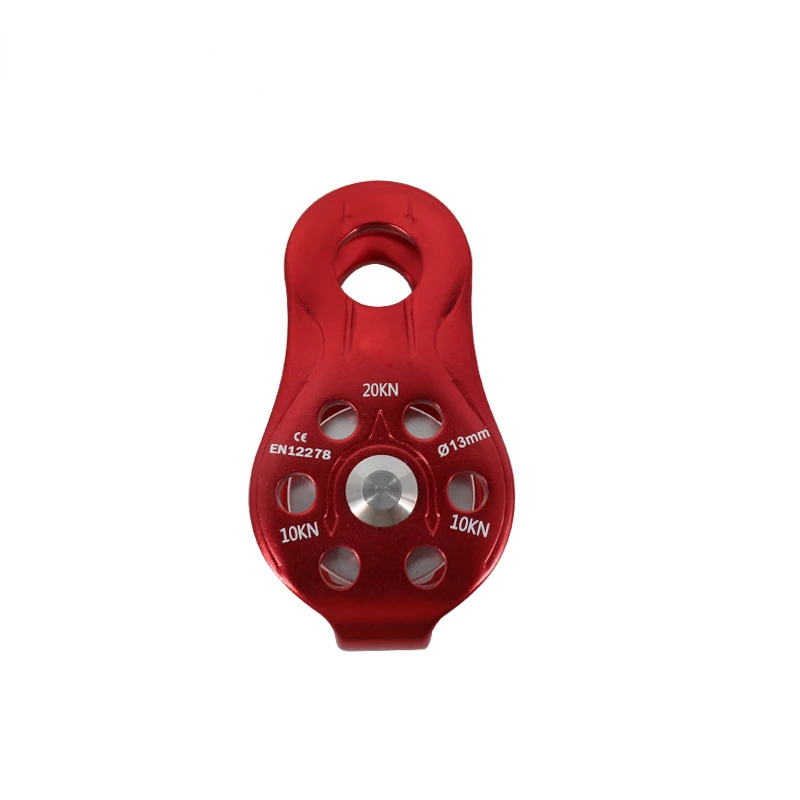

Hiking Climbing Rope Pulley Single Fixed Pulley Mountaineering Rope Climbing Rappelling Survival Equipment Outdoor