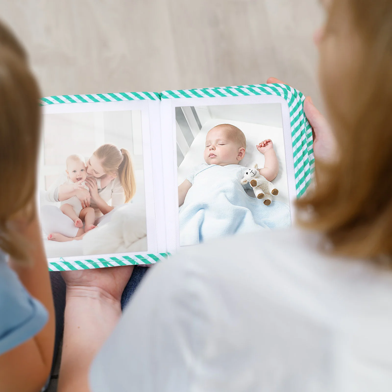Фоторамка из ткани детский альбом книга для роста персонализированное