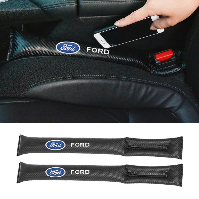 

Car Leather Seat Gap Plug Leak Proof Pad for Ford Fiesta EcoSport Escort Focus Mondeo 2 3 MK2 MK3 MK7 Mustang Interior Accessory