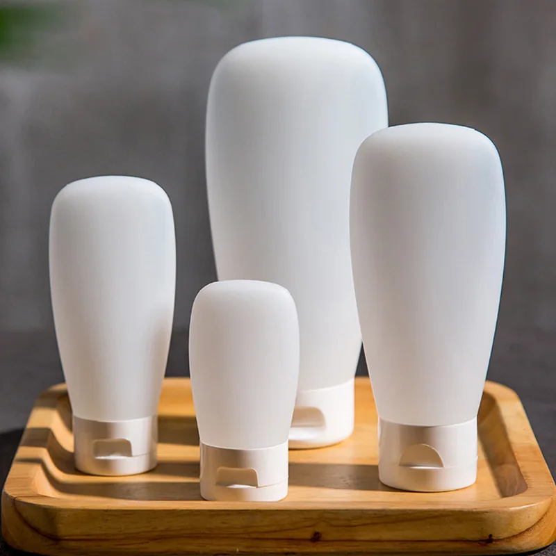 30/60/100 мл красочные сжимаемые пустые дорожные бутылки для туалетных