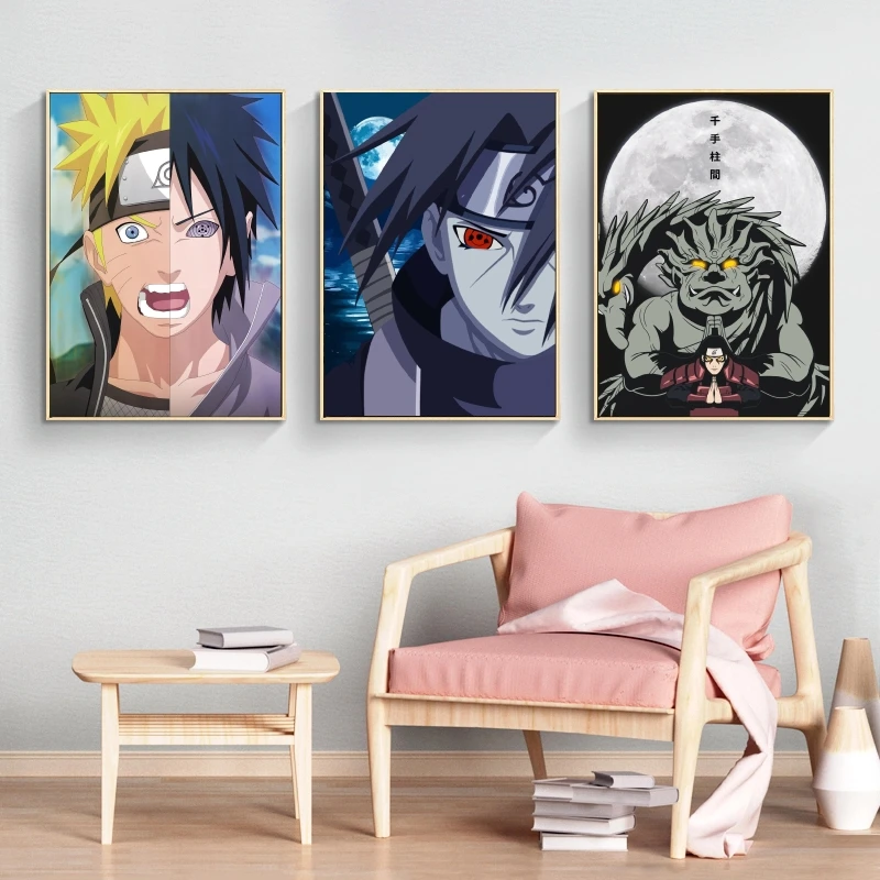 

Anime Character Pictures Naruto Shodai Hokage Poster Toys Room Home Hd Print Art Prints Modular Painting Cuadros Best Gift