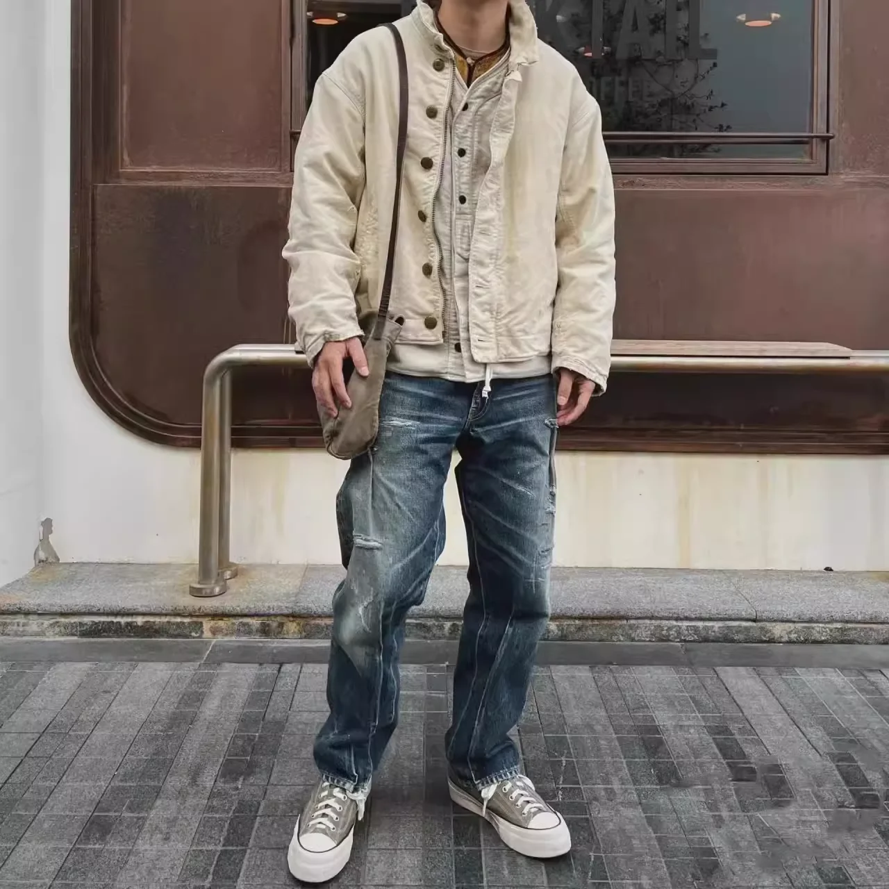 Мужские Разрушенные Джинсы второго поколения VISVIM JOURNEYMAN 22SS