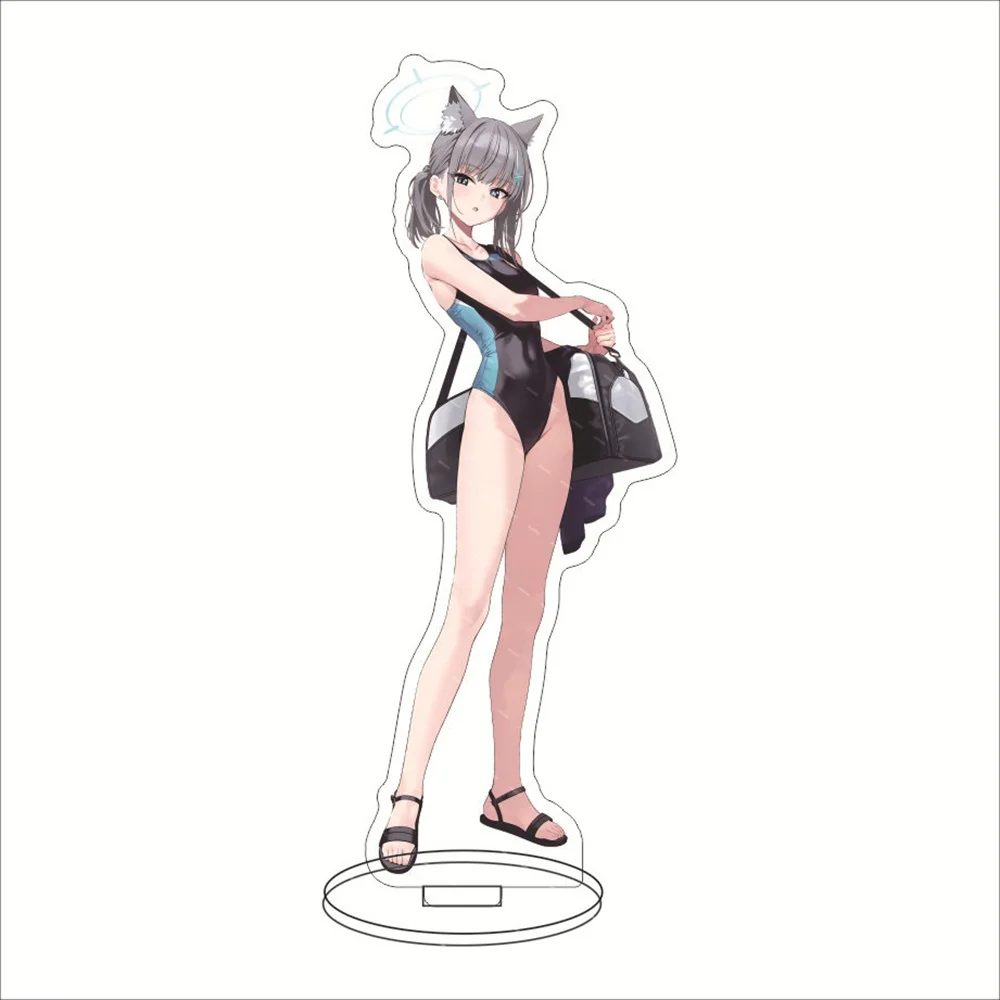 Синие архивы Shiroko Hoshino Hifumi Serika Ayane акриловые фигурки украшения стоя коллекционный