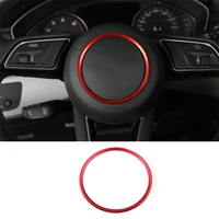 for audi a3 a4 a5 a6 a7 q3 q5 alloy steering wheel center ring cover trim car interior supplies