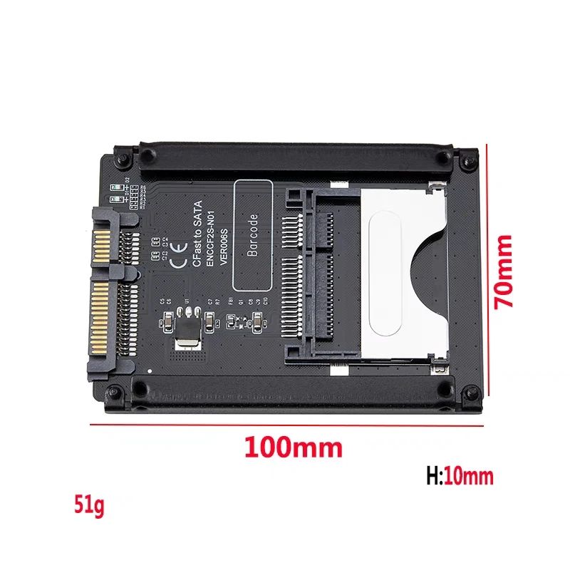 Фото Адаптер для жесткого диска Cfast на Sata3.0, карта Sata 22Pin на Cfast, адаптер для карт 2,5 дюйма, жесткий диск, внешний накопитель Ssd Hdd, Cfast кардридер для №2