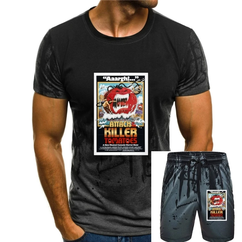 

Plain Attack of The Killer Tomatoes. Greece Sleeve T-shirts VALENTINE DAY Crew Neck SS Tees for Men Tee Shirt Party