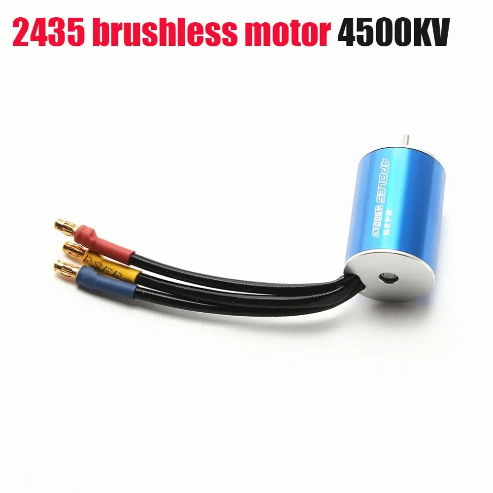 2435 3300кв/4500кв/4800кв, бесщеточный, совместим с Traxxas Hsp wlигрушками 1/16 1/18, грузовиков, автомобилей, лодок, аксессуары для приманки