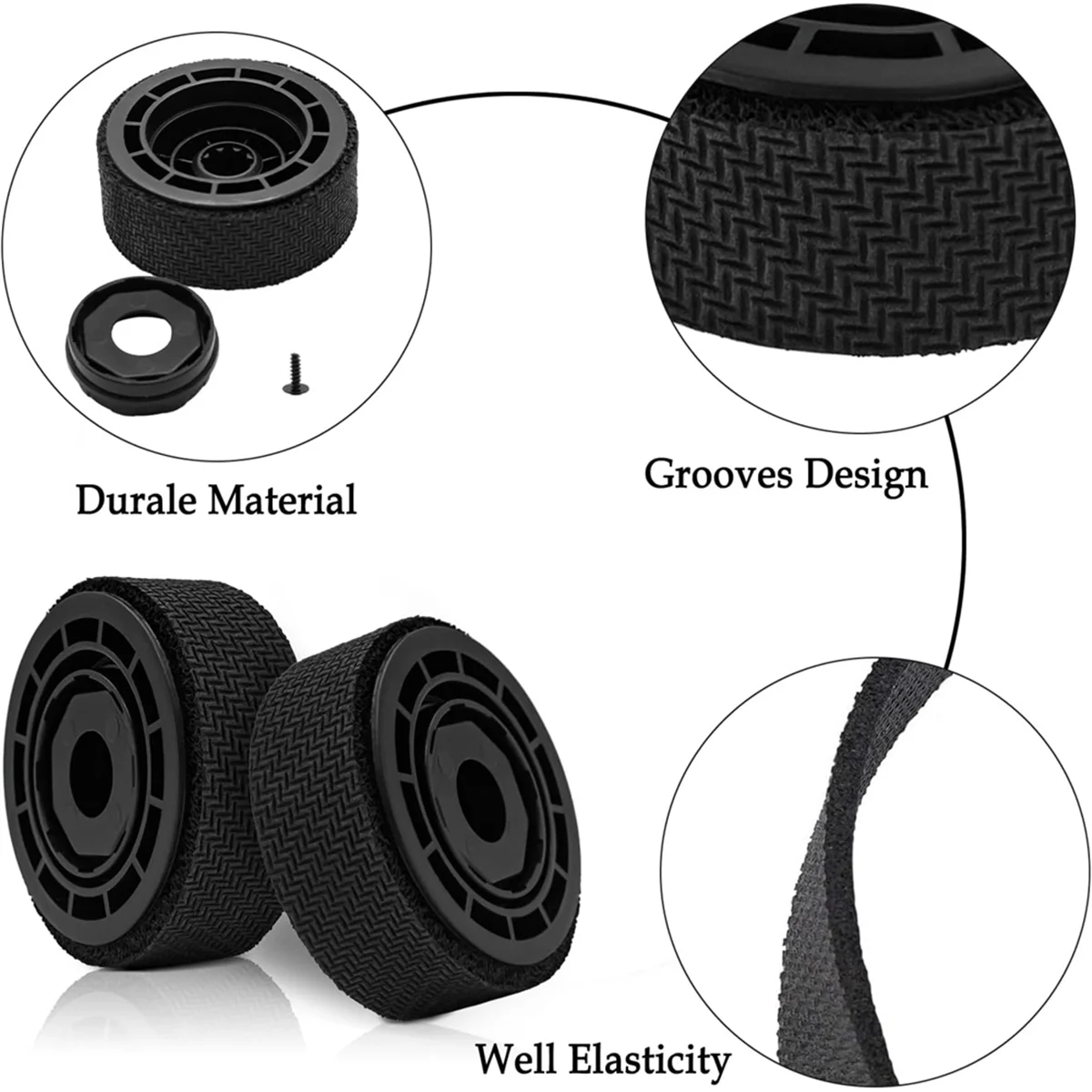 Фото ЛУЧШАЯ замена колесных шин для iRobot Braava Jet M6 (6110) (6012) (6112) (6113) Ultimate Wi-Fi Connected Robot Anti-Slip №5