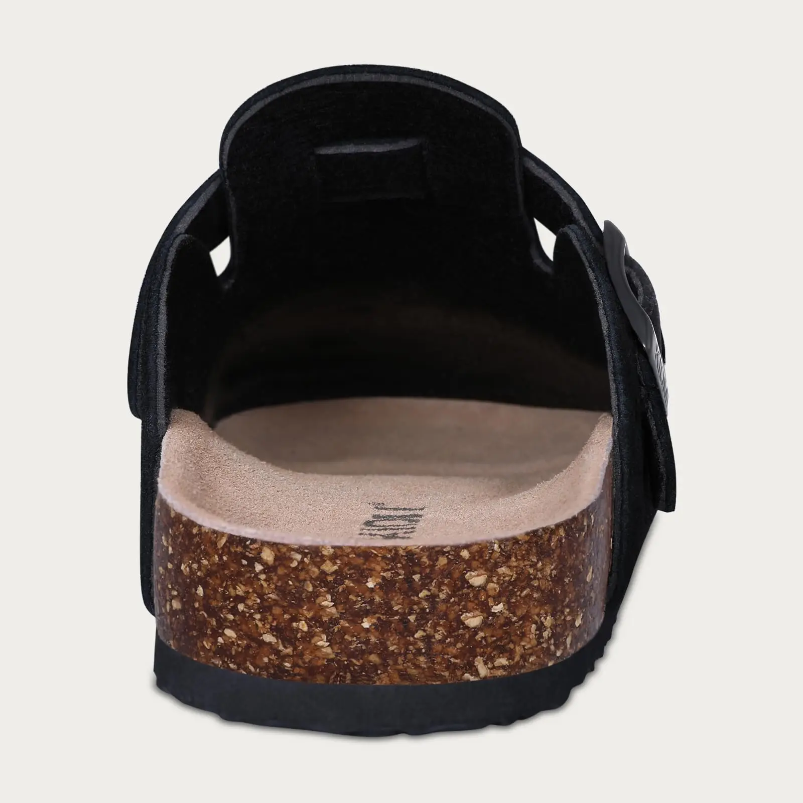 Shevalues Men Clogs Slippers Cow Suede For Leather Mules Fashion Beach Shoes Outdoor Classic Cork Sandals