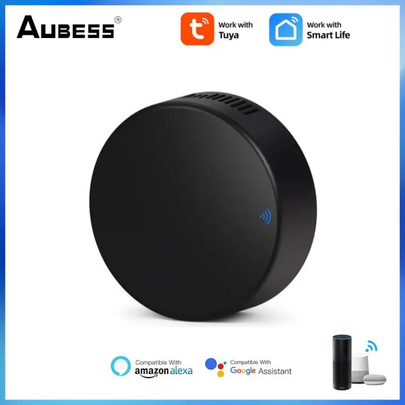 

Tuya Smart Wifi 3 In 1 IR Universal Remote Controller Smart Temperature And Humidity Sensor Compatible With Alexa Google Home