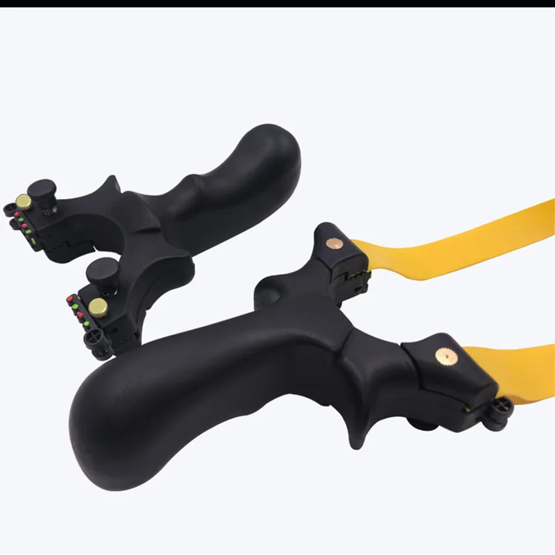 Рогатка пластиковая высокоточная с мраморной текстурой для охоты толстые и