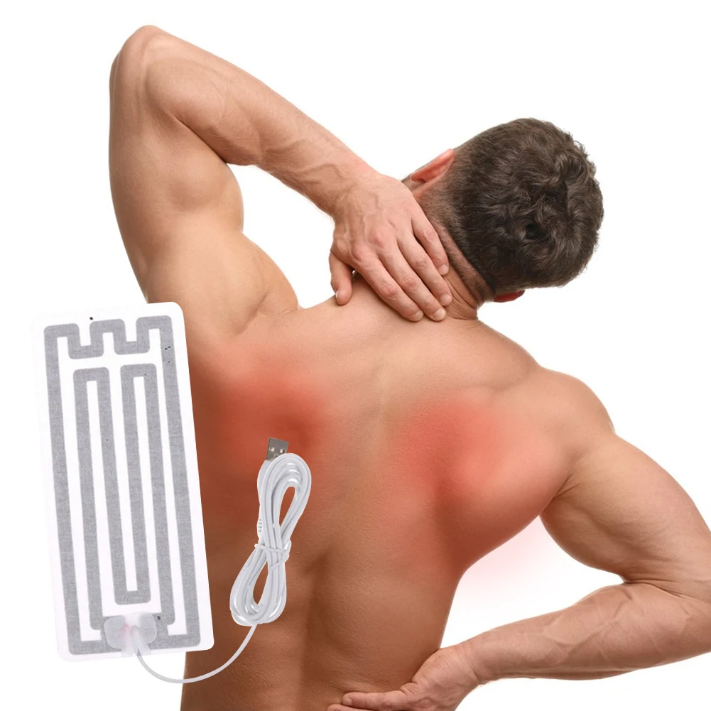 2 шт. 5 В USB-грелка портативный тканевый обогреватель нагревательный коврик для